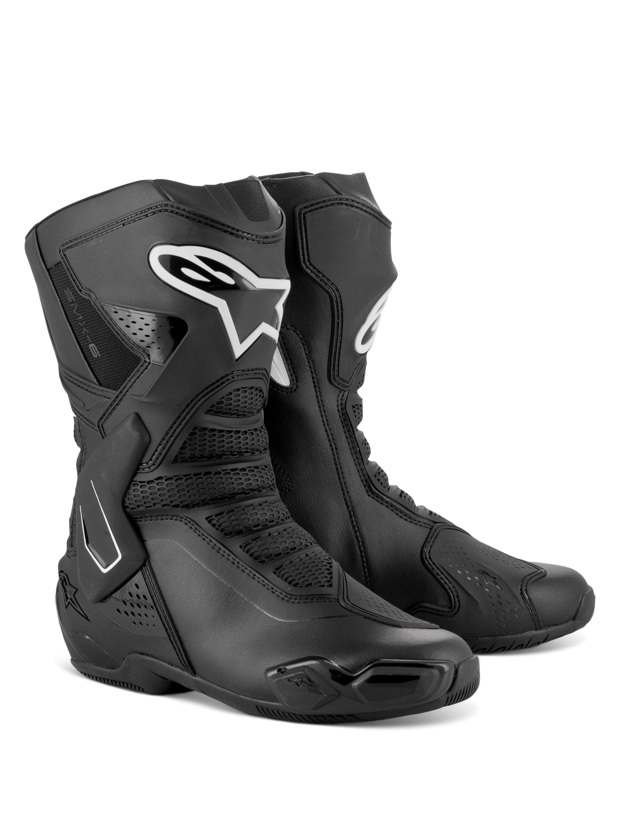 Stella SMX-6 V3 - Black Motorcycle Boots | Alpinestars®