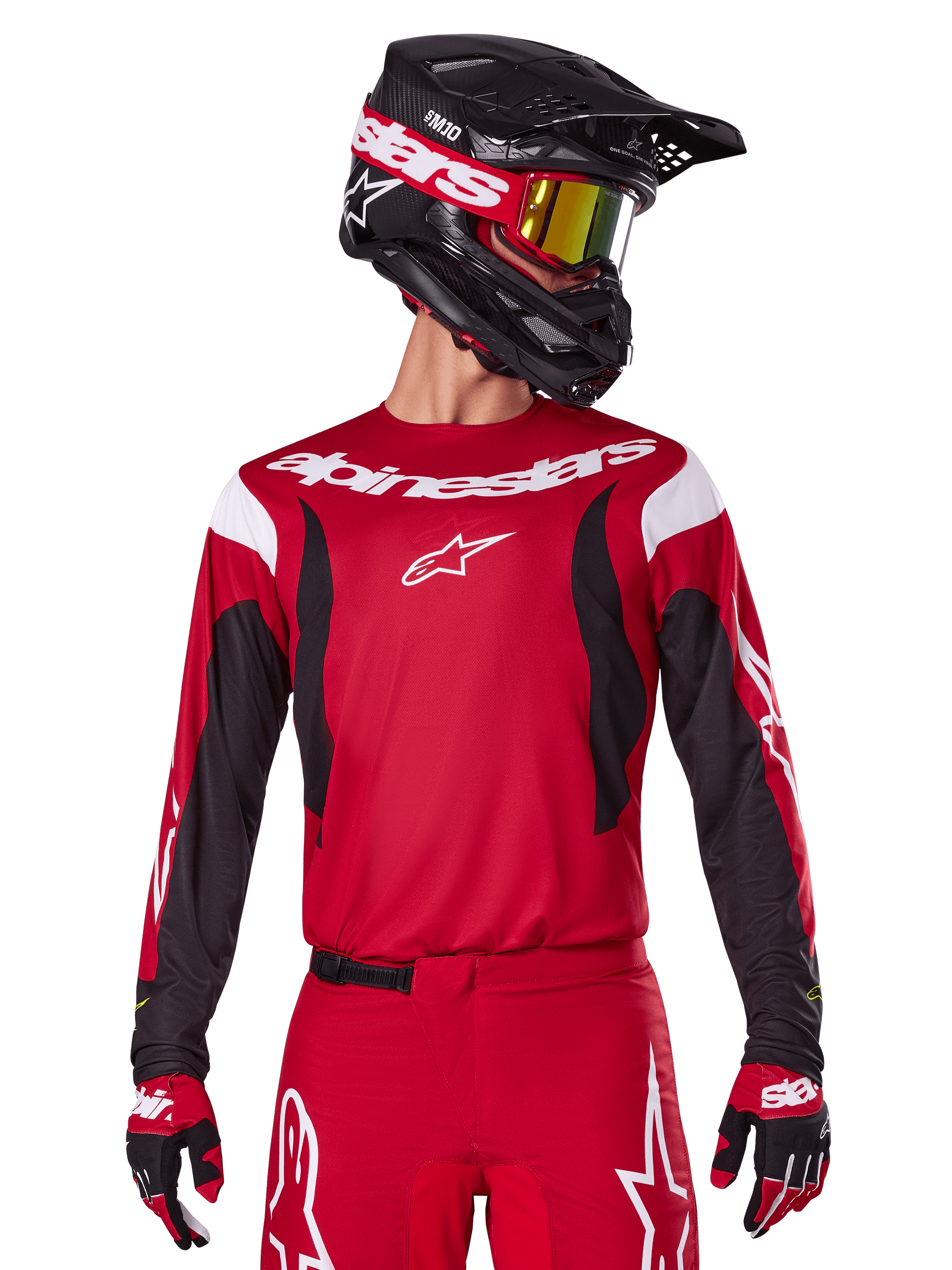 2025 Fluid Haul - Bright Red MX Jersey | Alpinestars®