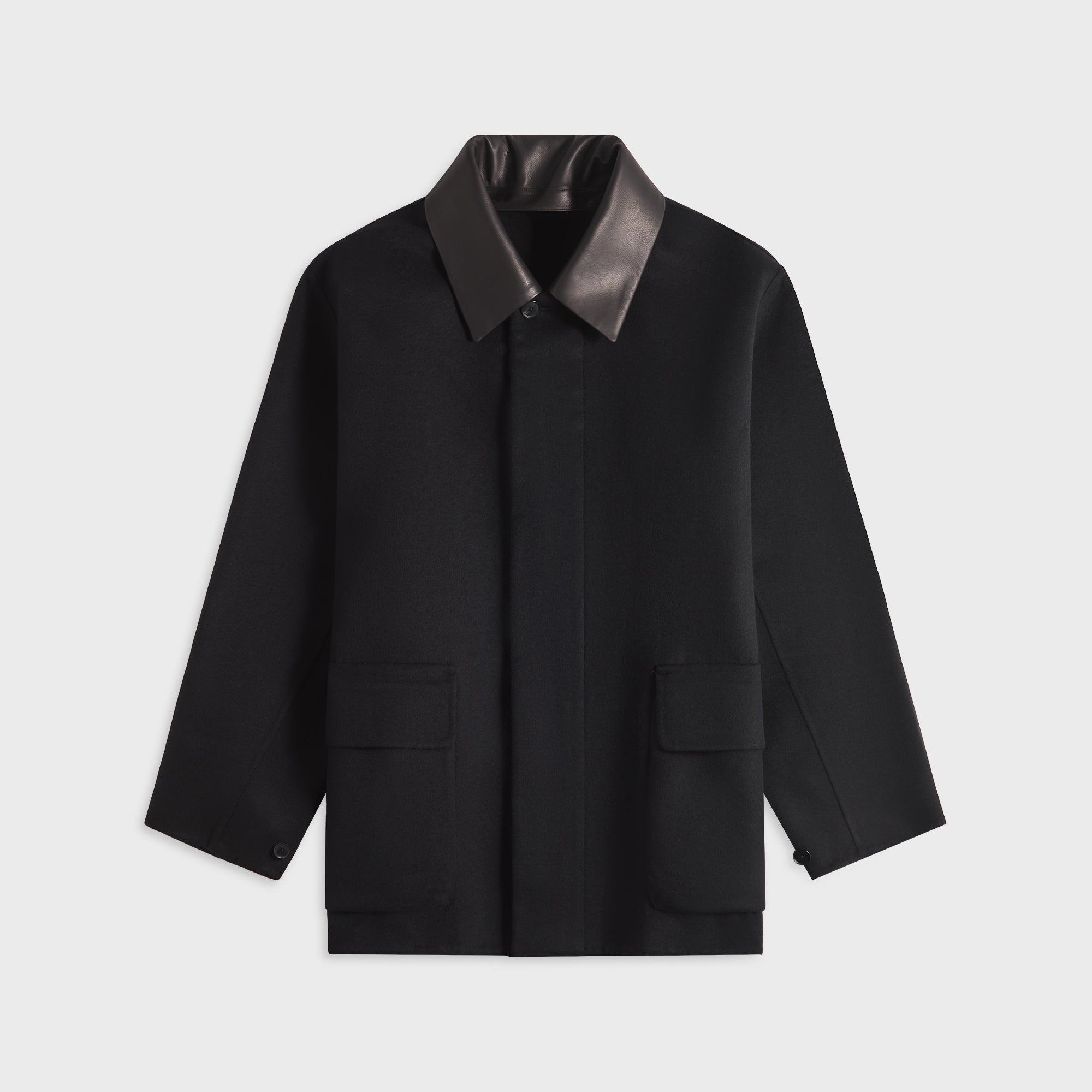 Auralee Cashmere Moleskin Zip Blouson - Top Charcoal – Kith Europe