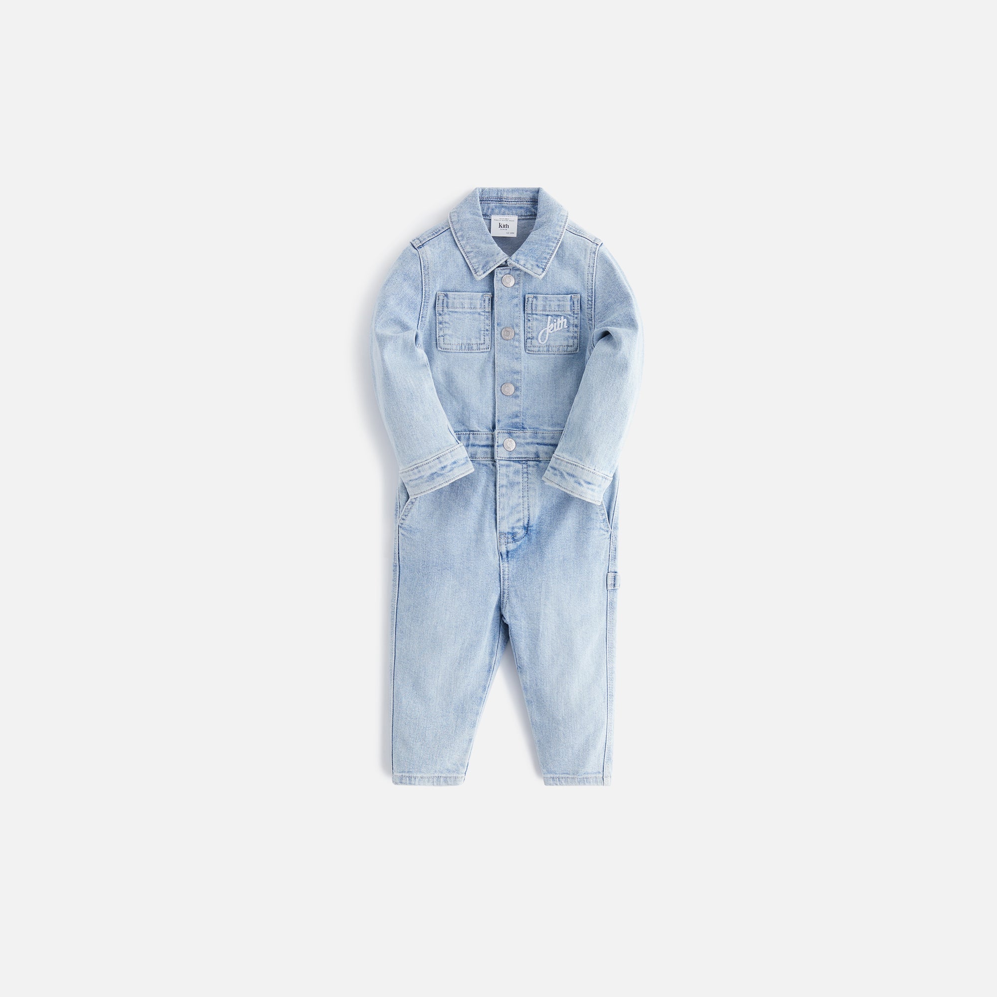 Kith Kids Baby Denim Workman Suit - Light Indigo – Kith Europe