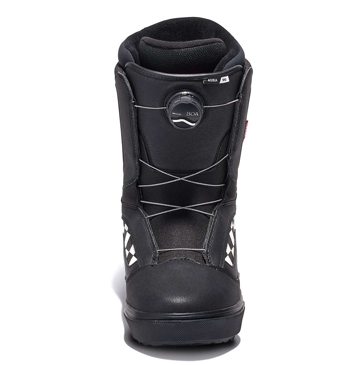 Vans Aura OG Snowboard Boots - Black/Checkerboard