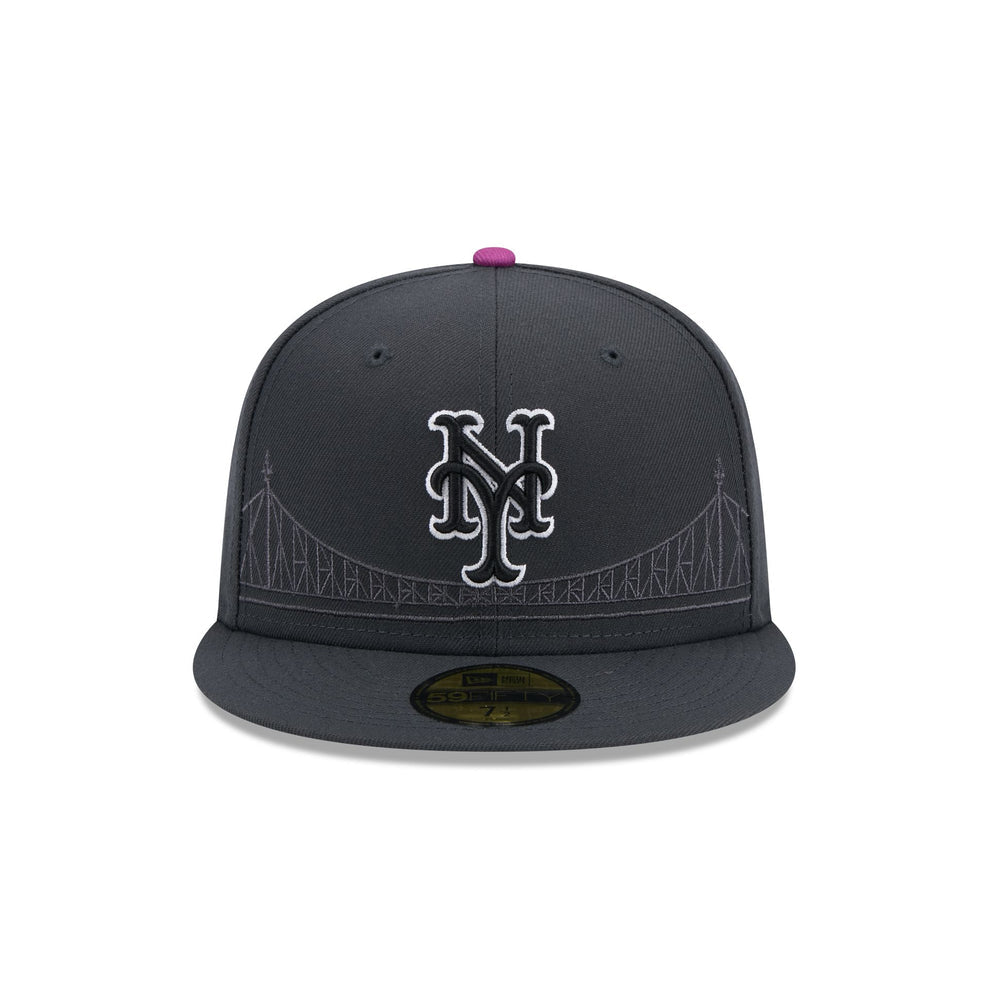 Graphite New York Mets New Era 2024 City Connect 59FIFTY Fitted