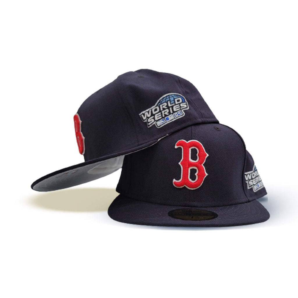 Navy Blue Boston Red Sox Cooperstown 2004 World Series Side Patch