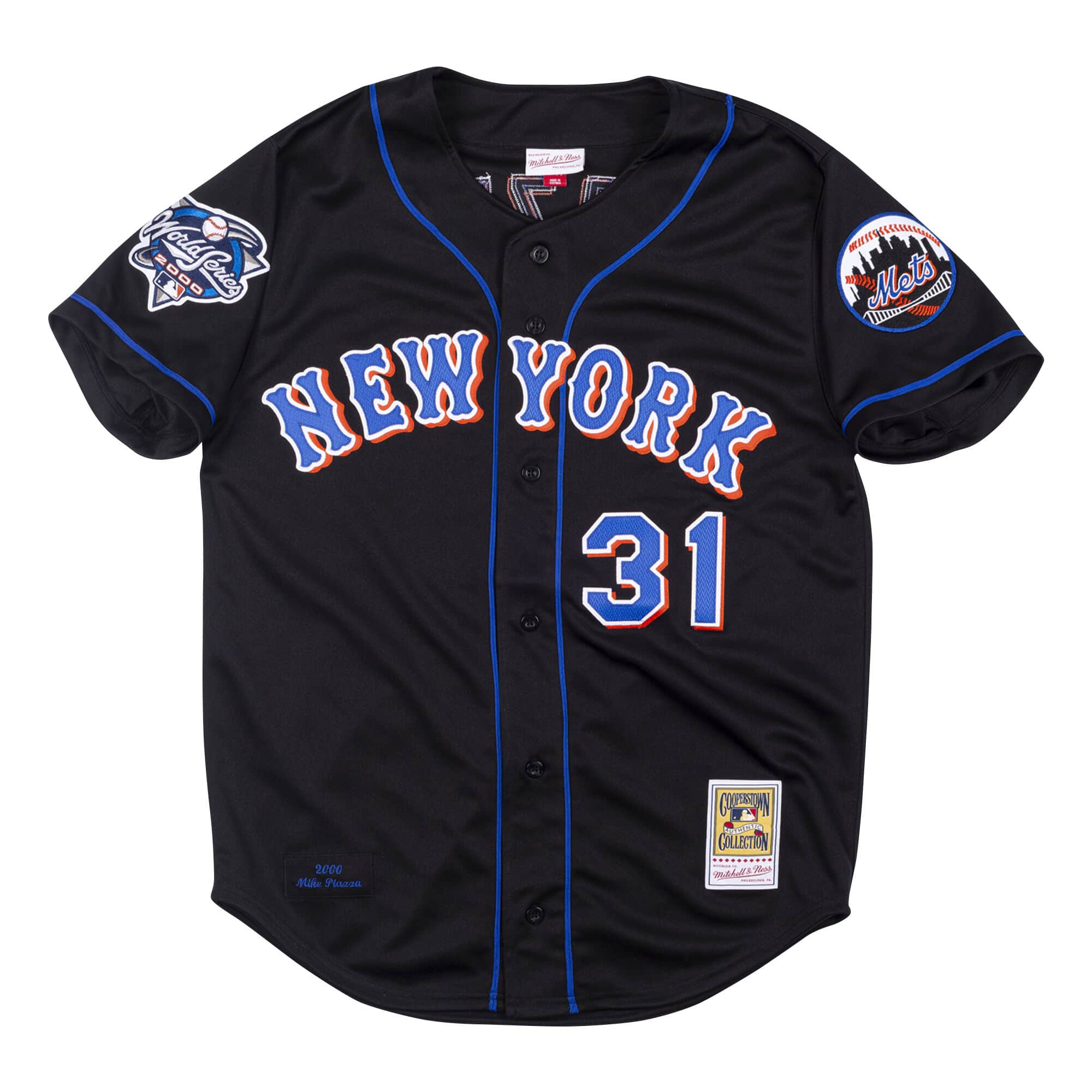 Mitchell & Ness Authentic New York Mets 2000 Mike Piazza Jersey