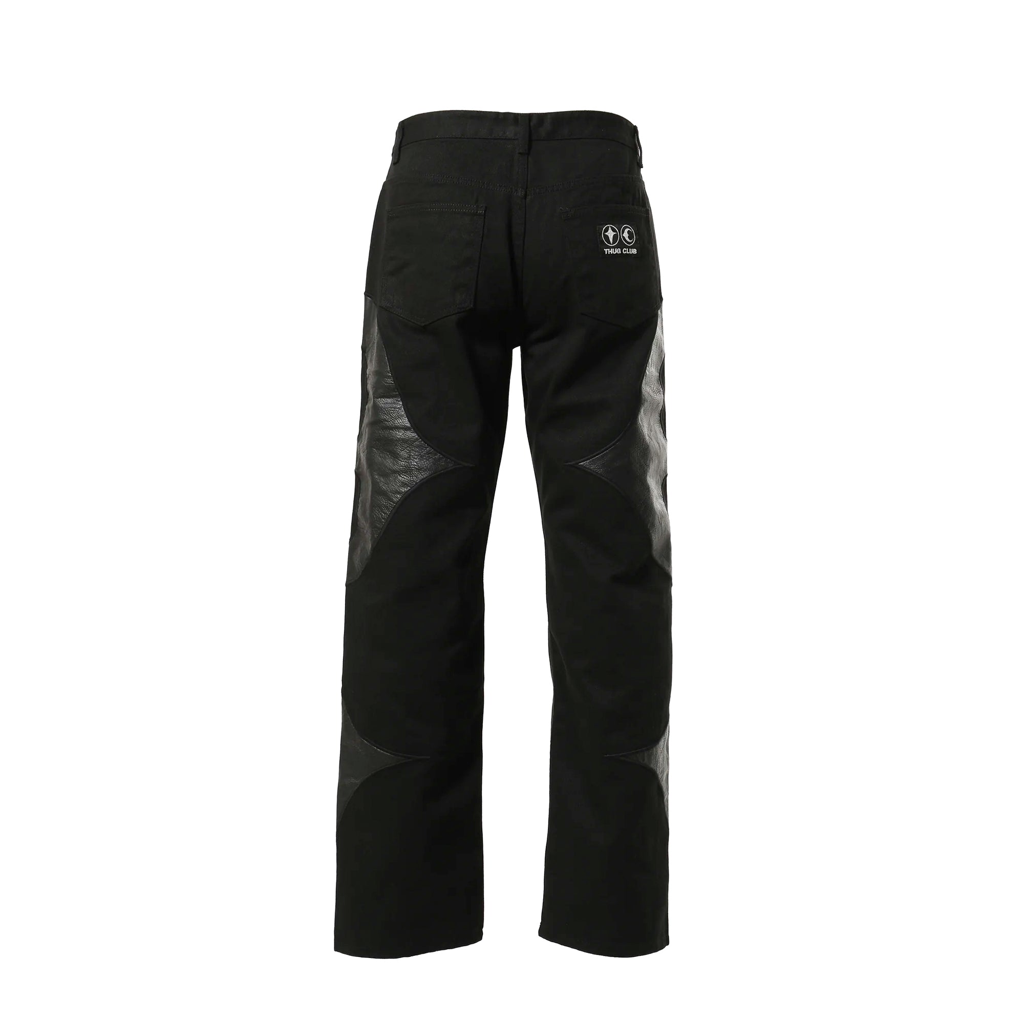 Thug Club Mens Leather Washing Denim Pants – Extra Butter