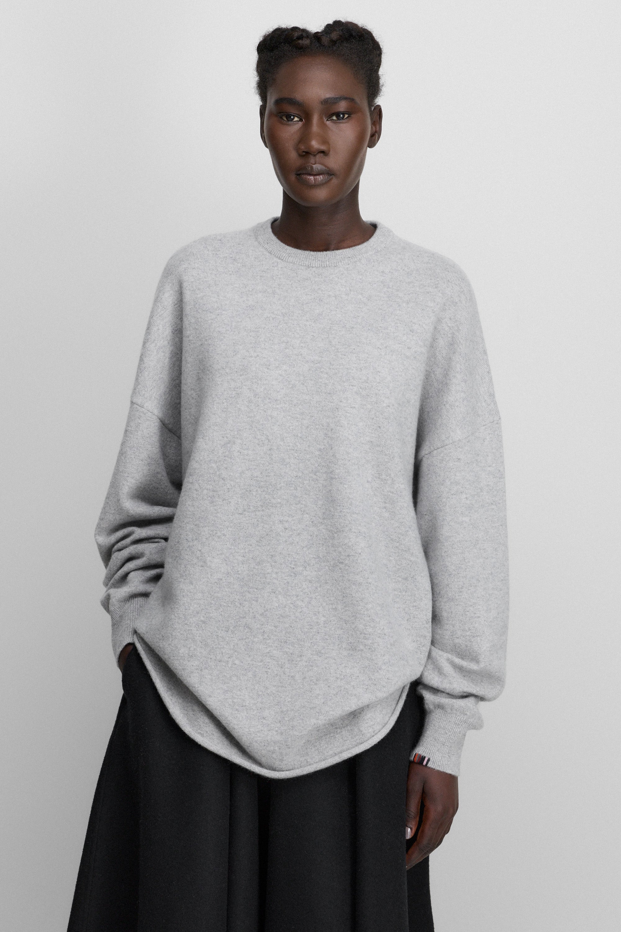 extreme cashmere crewneck sweater unisex – 53 crew hop – extreme