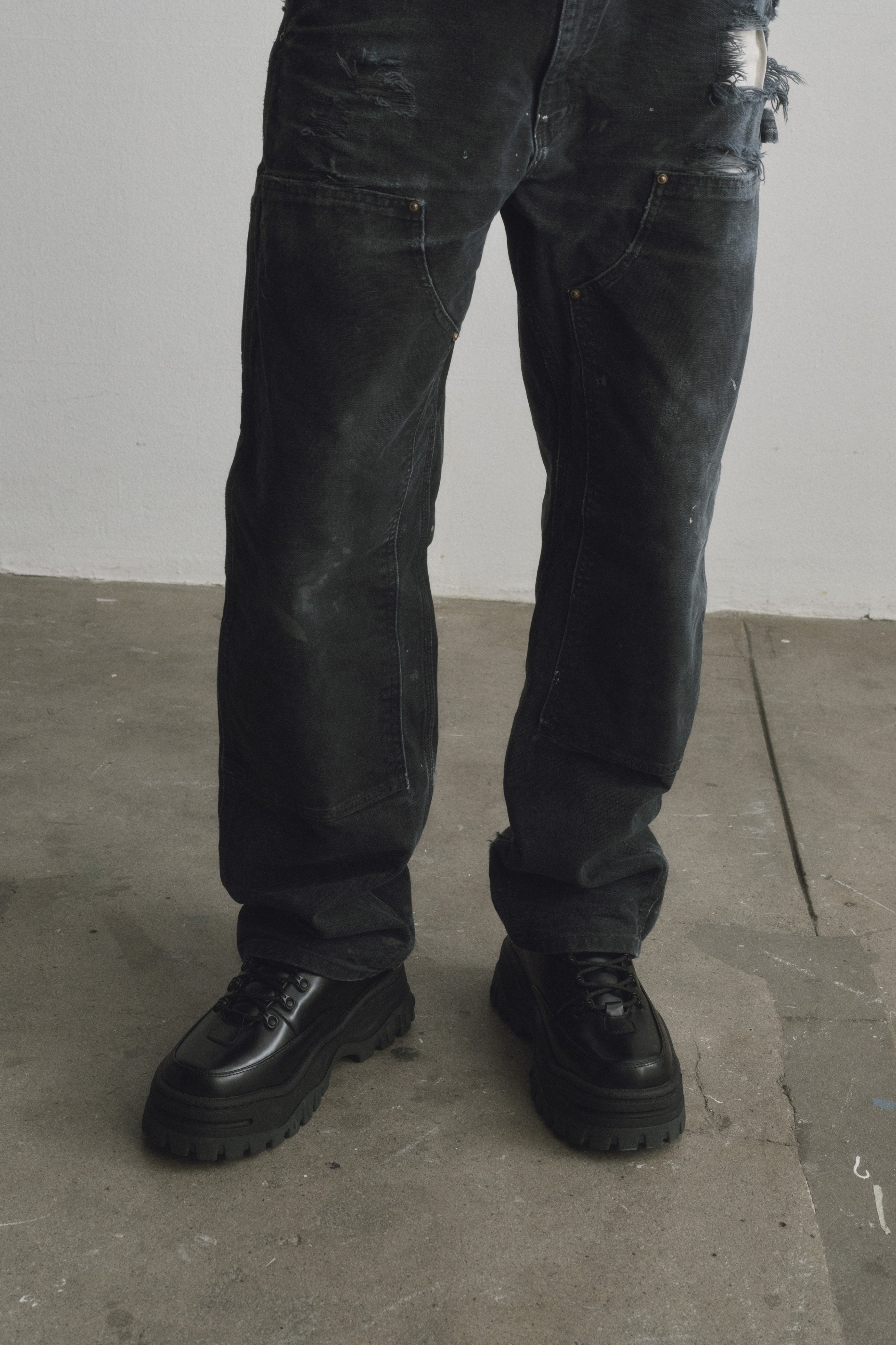 EYTYS Angel Black Leather Sneakers