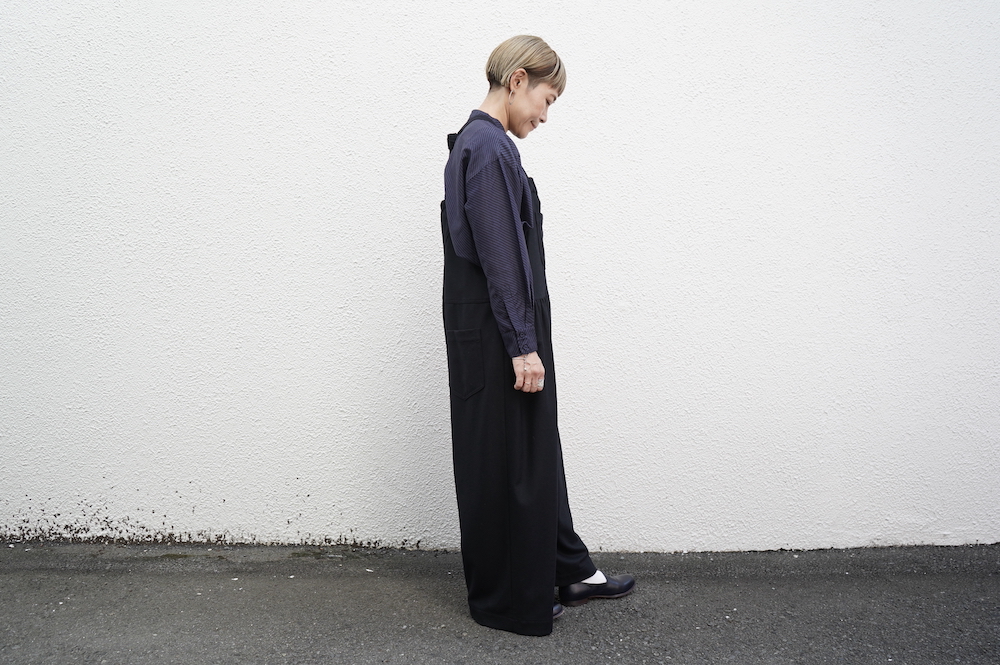 NATIVE VILLAGE ”NO,6/露：dew” ウールサロペット annabelle