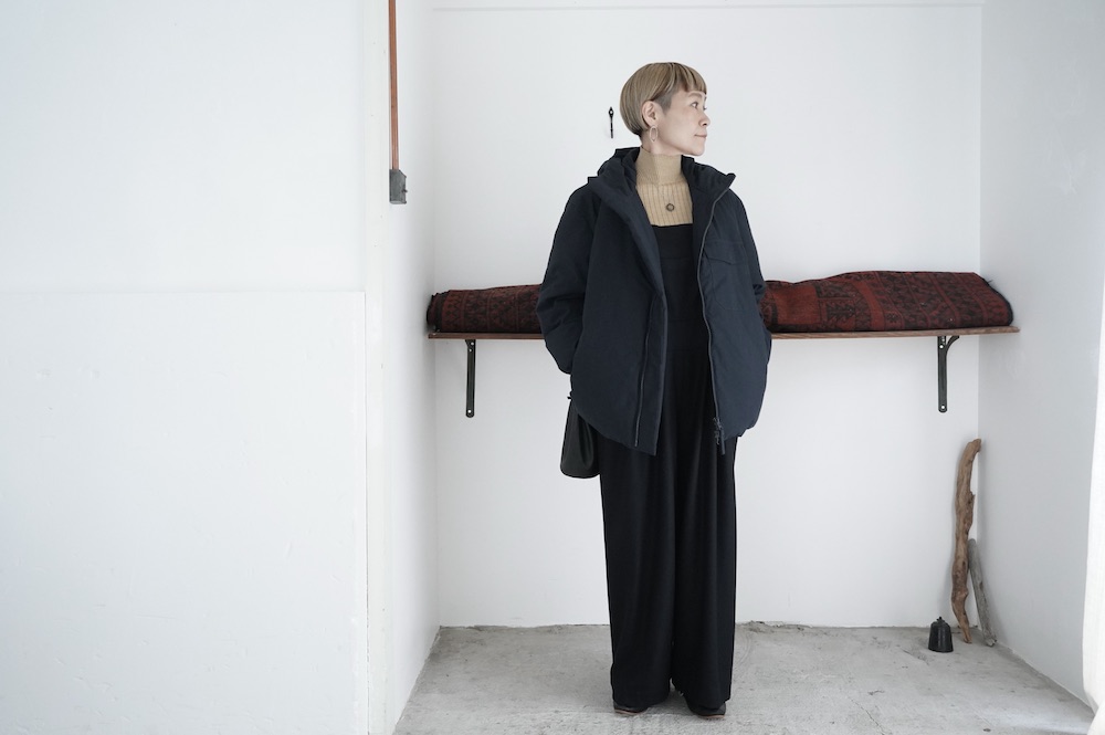 NATIVE VILLAGE ”NO,6/露：dew” ウールサロペット annabelle