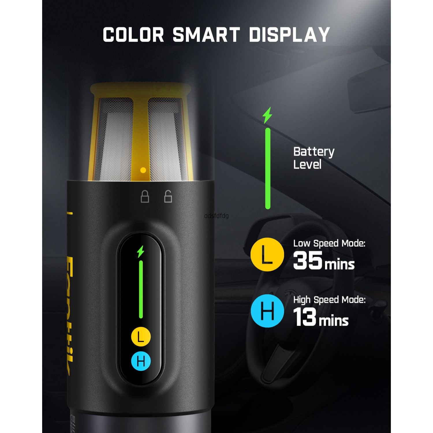 Fanttik Slim V10 Mix Car Vacuum-4 in 1 Handheld Air Duster and Vacuum
