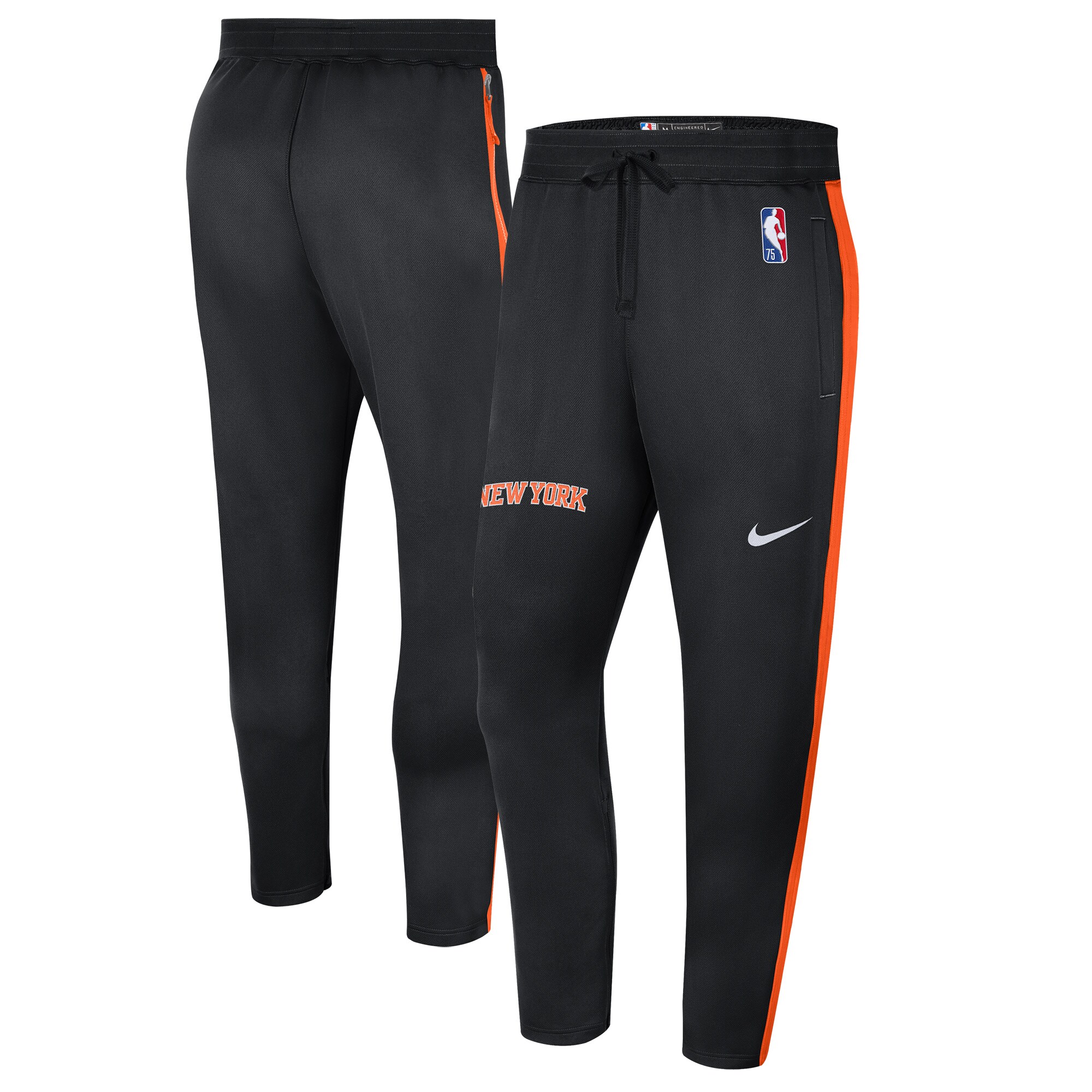 Men's New York Knicks Nike Black 2021/22 City Edition Therma Flex