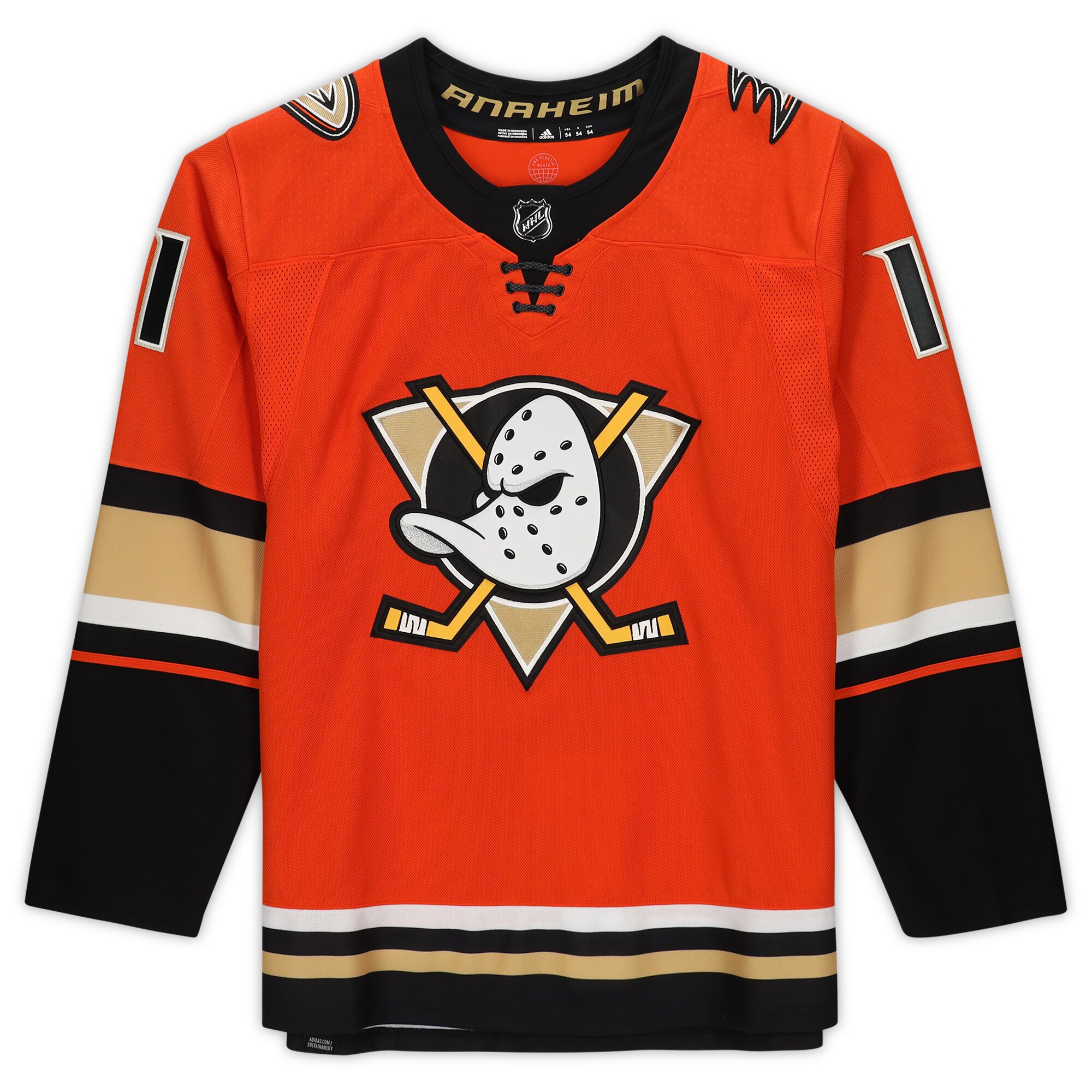 Autographed Anaheim Ducks Trevor Zegras Fanatics Authentic Orange