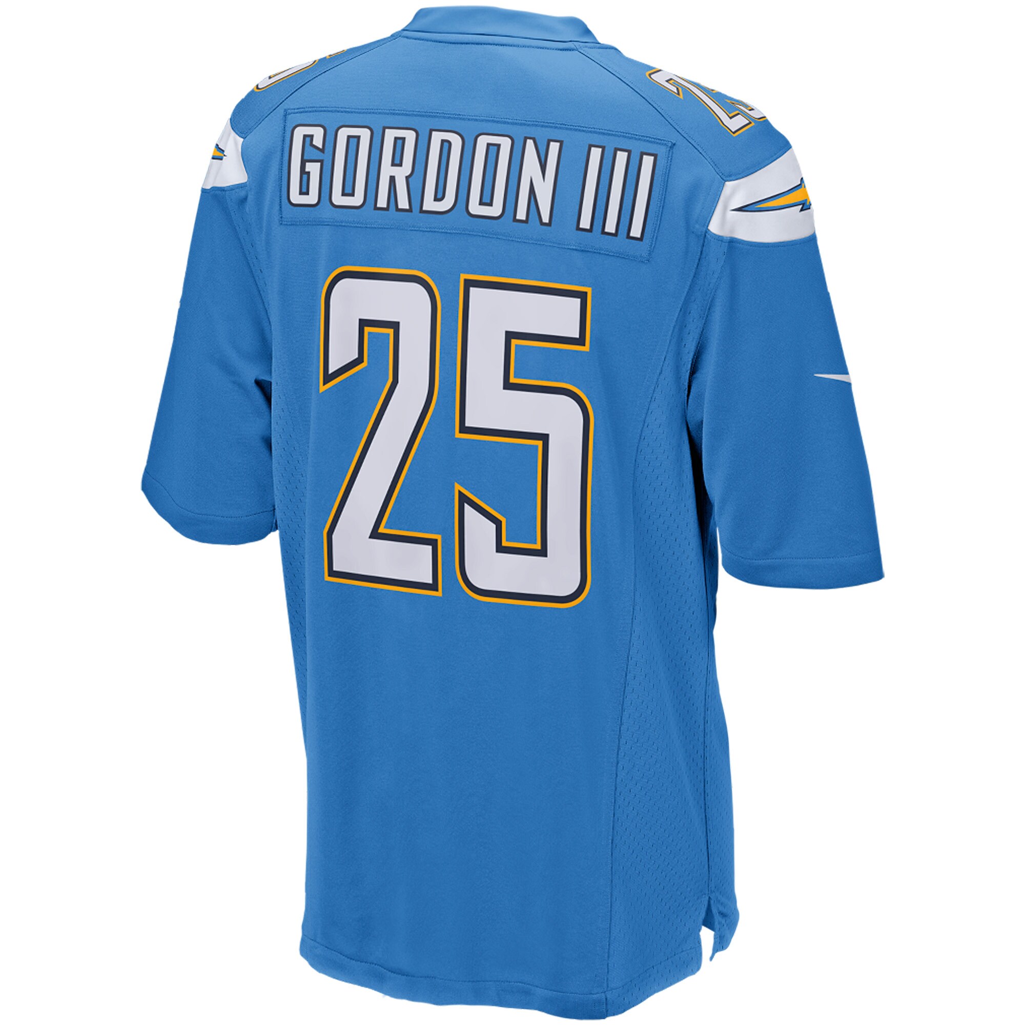 Men's Nike Melvin Gordon Powder Blue Los Angeles Chargers Game