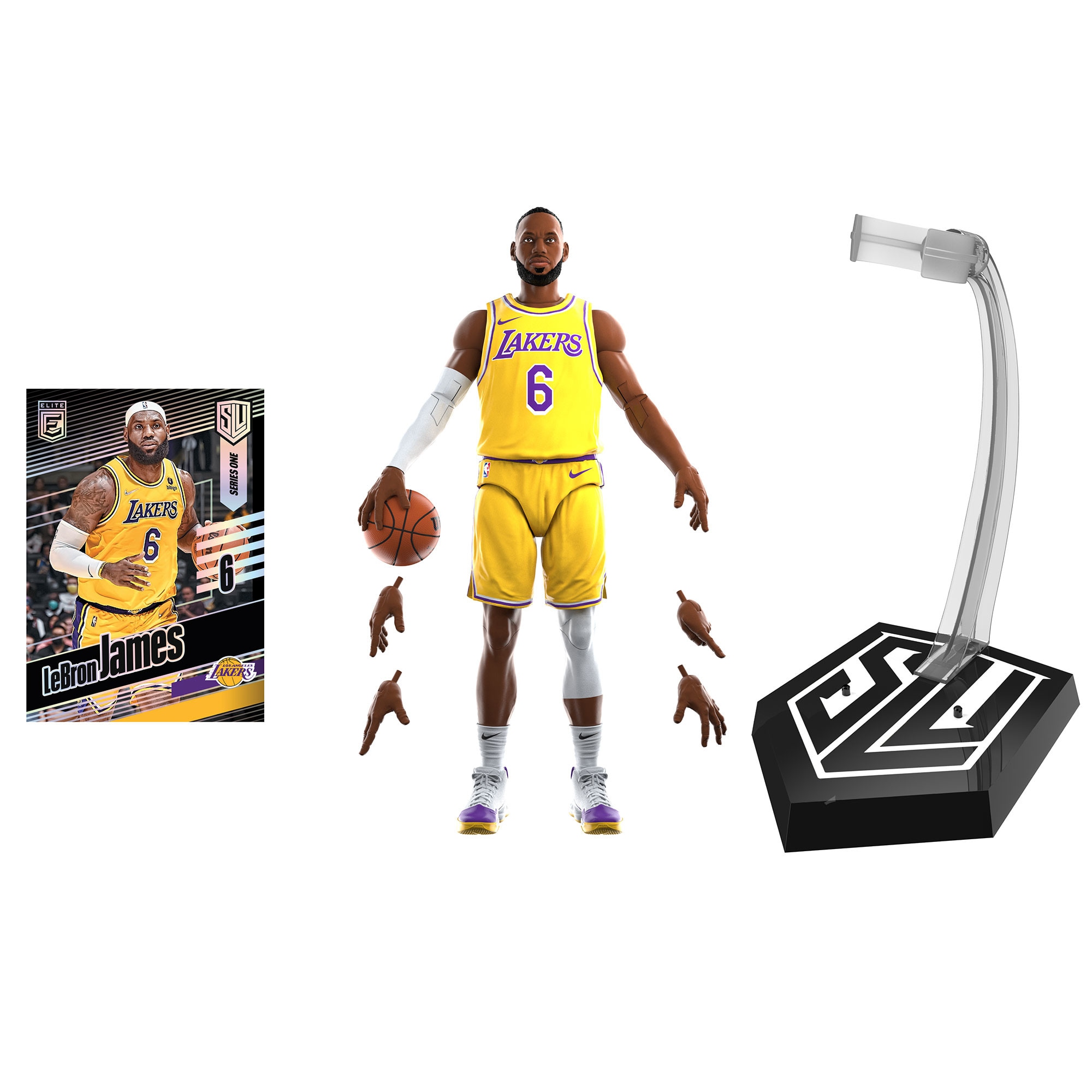 Los Angeles Lakers LeBron James NBA x Hasbro Starting Lineup