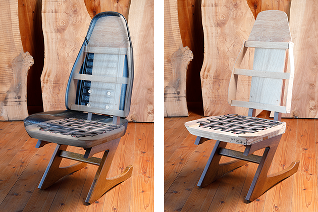 GTチェア（4/5 FAIRLADY Z）｜デンモータース - 木工のデン