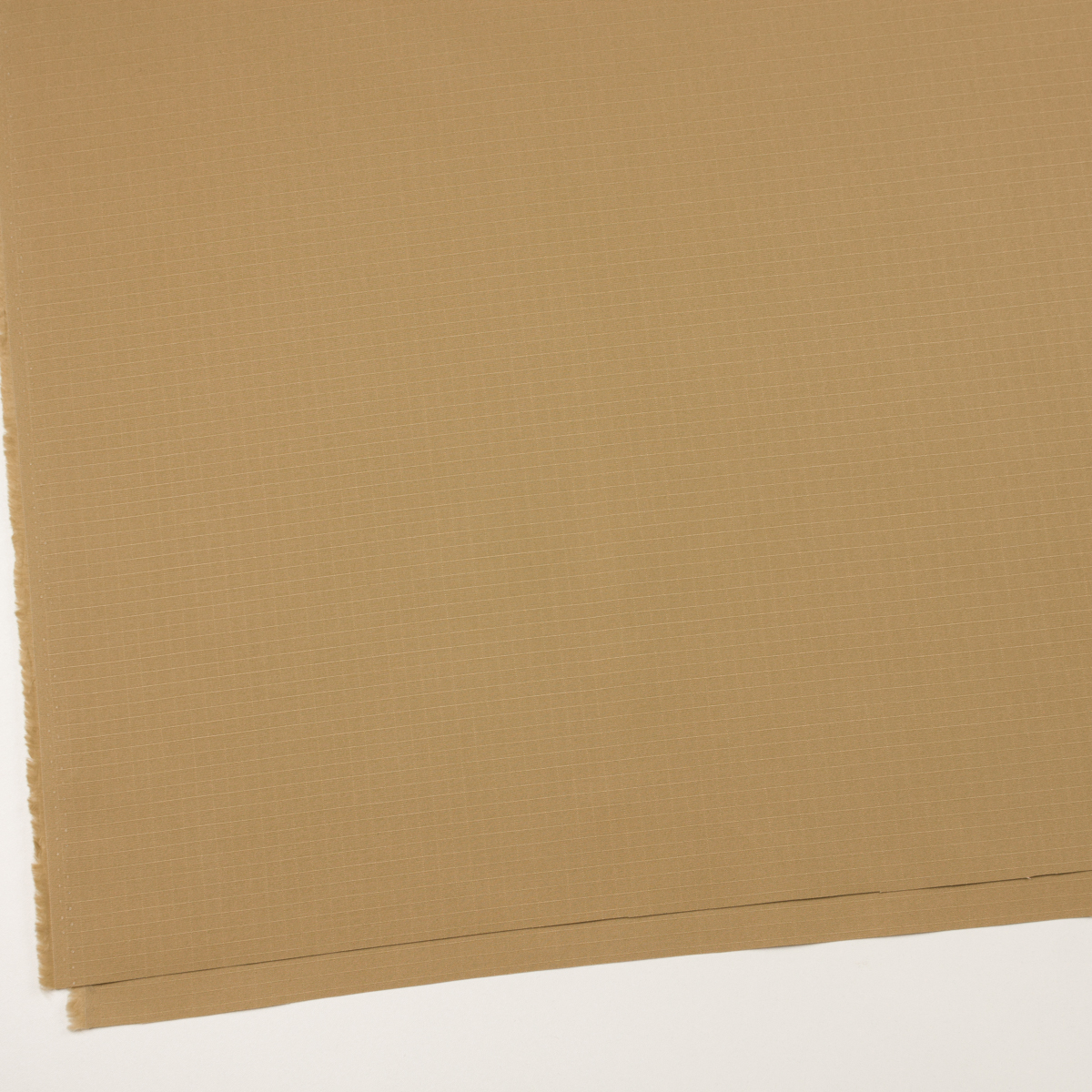 コットン×無地(カーキベージュ)×リップストップ_全3色 | fab-fabric