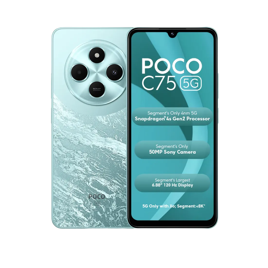POCO C75 50MPカメラ 6.88インチグリ-ン色 POCO C75 50MPカメラ 6.88