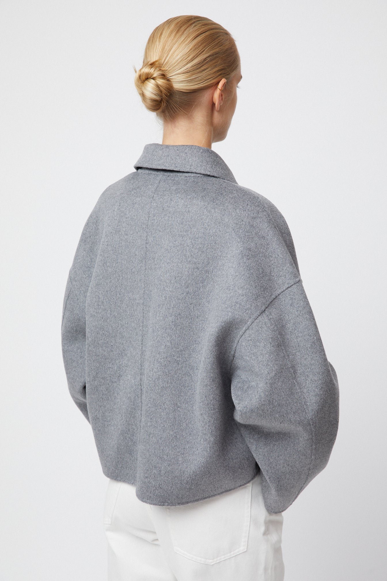 Cropped Doublé Jacket Navy – Fall Winter Spring Summer