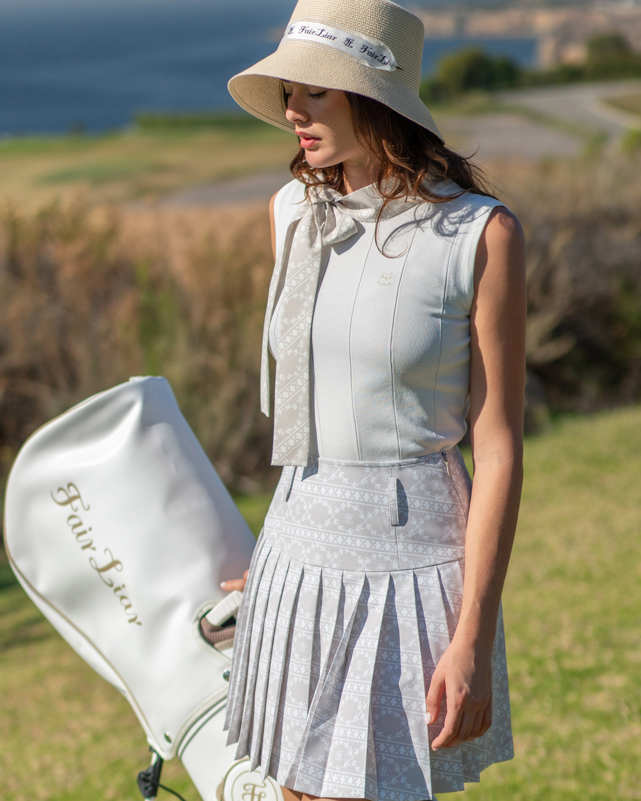 ゴルフ フェアライアー fairliar スカート（ホワイト）Sサイズ ゴルフ