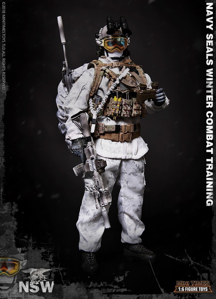 MINI TIMES TOYS US NAVY SEAL WINTER COMBAT TRAINING 1/6 SCALE