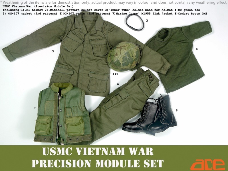 PREORDER READ NOTES! : ACE USMC VIETNAM WAR 1/6 SCALE UNIFORM