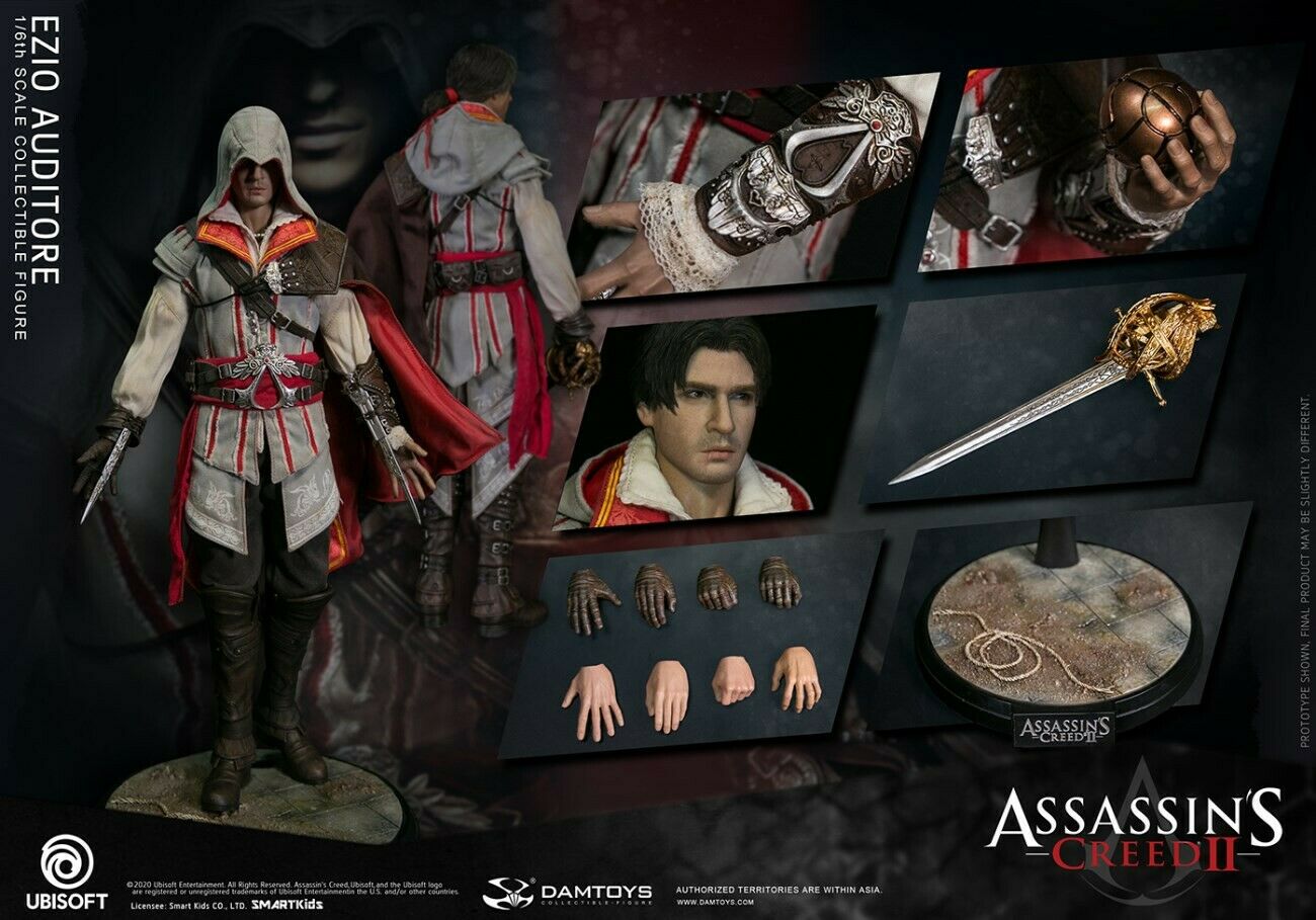 DAM TOYS DMS012 Assassins Creed II Ezio Auditore 1/6 Action Figure