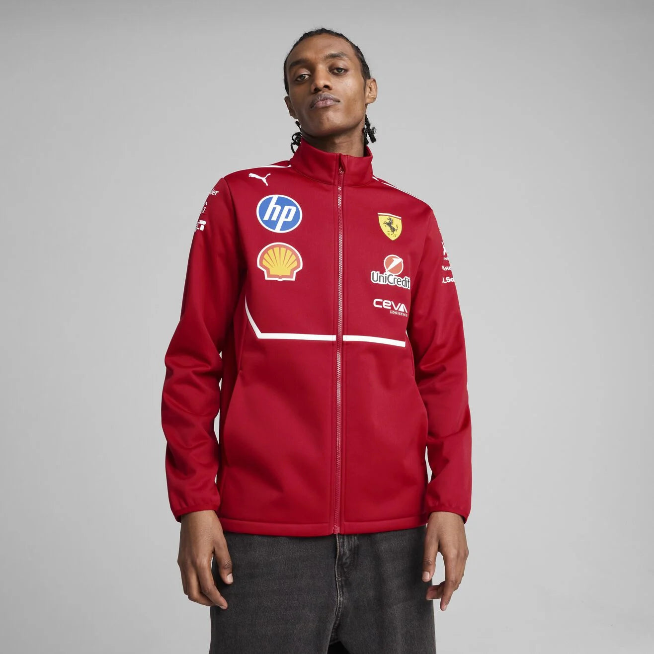 Scuderia Ferrari F1 PUMA 2025 Team Softshell Jacket – FASTEST LAP