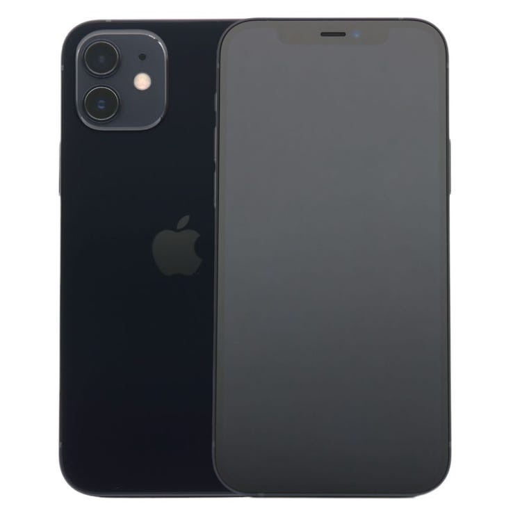 レンタル] Apple iPhone 12 64GB (SIMフリー) ブラック - Rentio