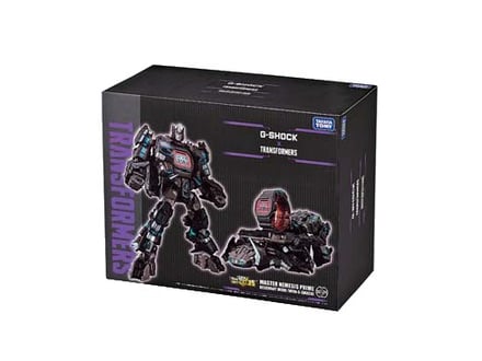 Gショック×トランスフォーマー」変形モデル第2弾、悪の戦士マスター
