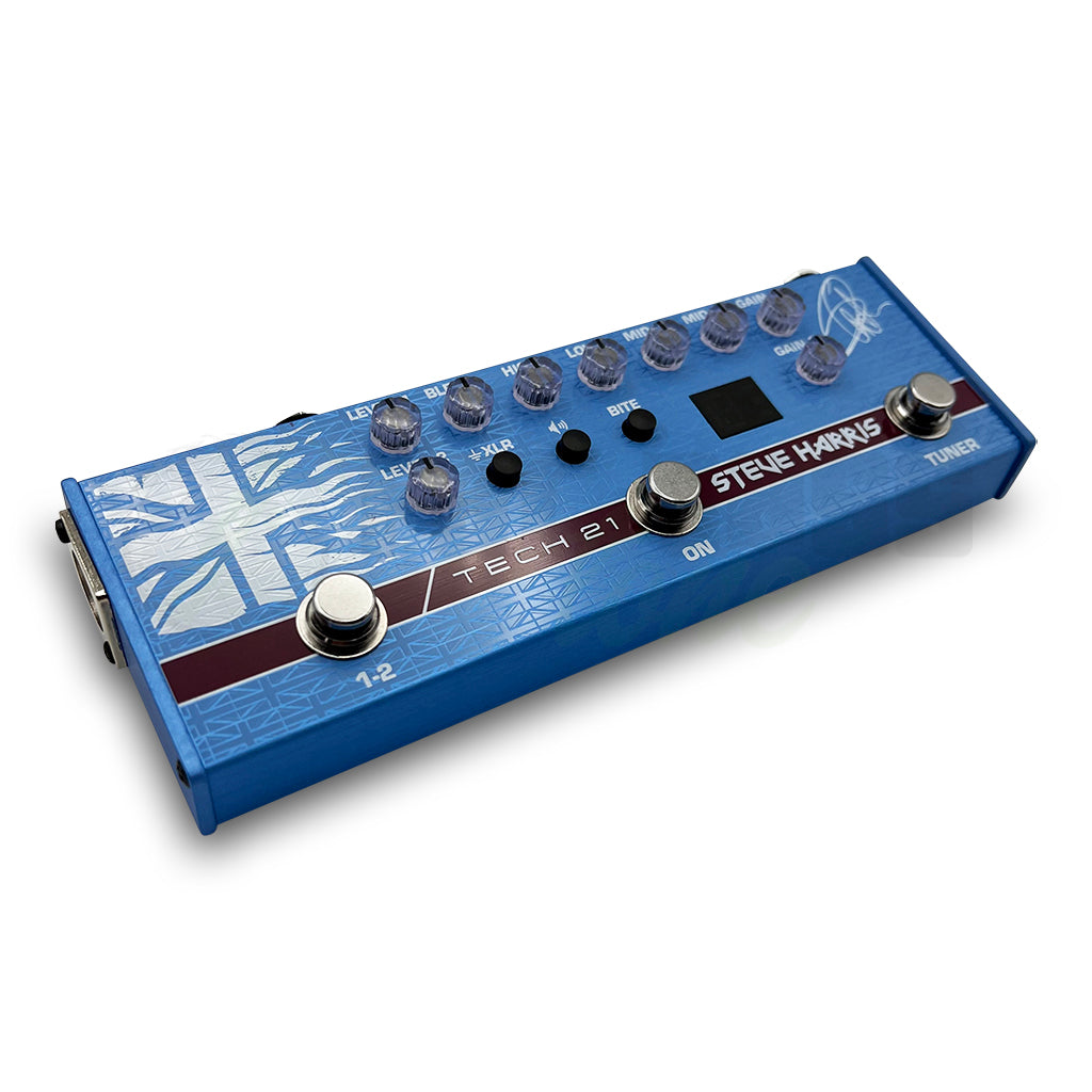 Tech 21 NYC Steve Harris SH1 Signature Sansamp Bass Preamp Pedal
