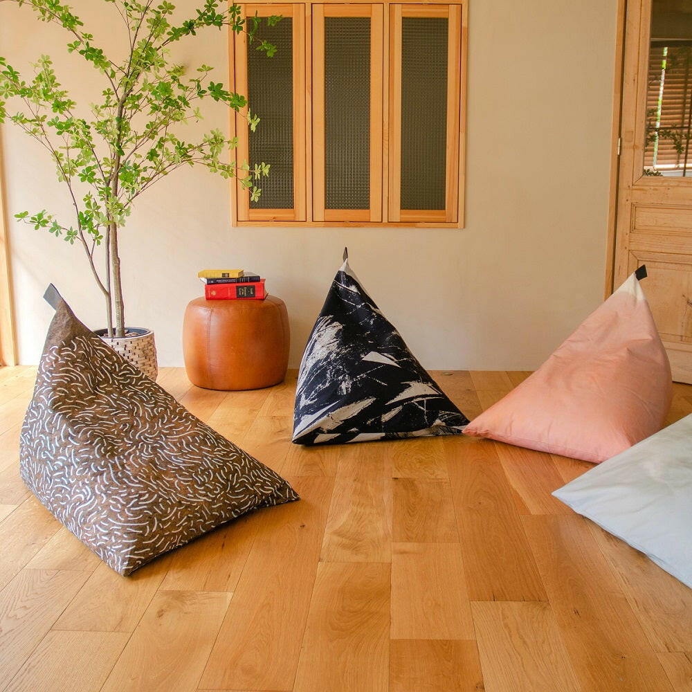 ビーズクッション | tetra テトラ |日本製 | 天然素材 | 高橋梓