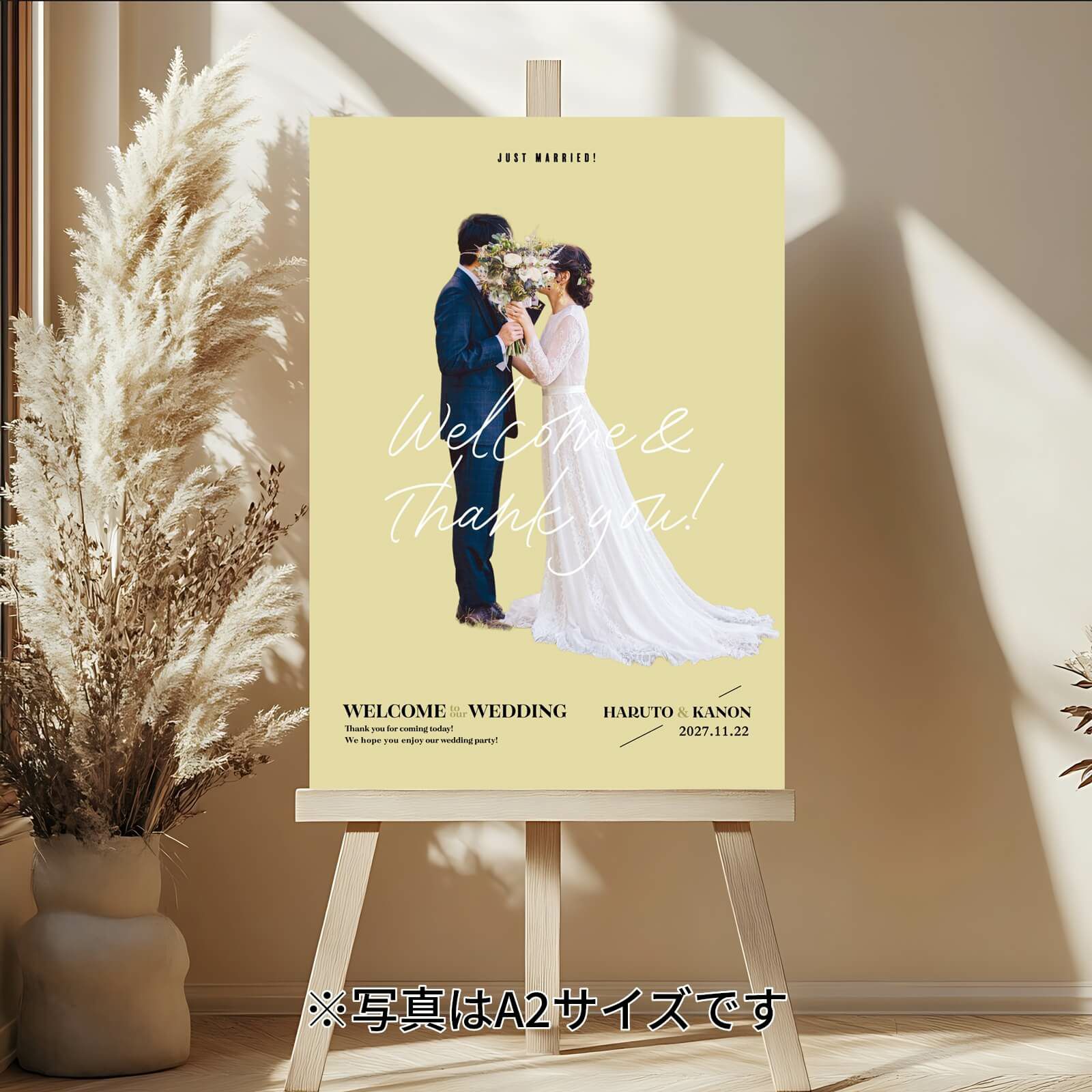 受付の人気演出！新作ウェルカムボードで「ゲスト参加型」にアレンジ