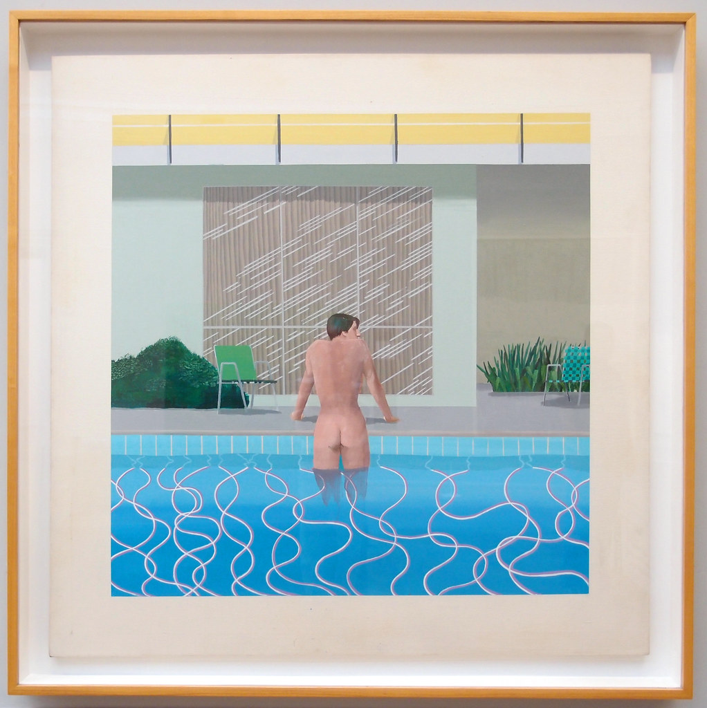 プール絵画の傑作】デヴィッド・ホックニーの A Bigger Splash が見