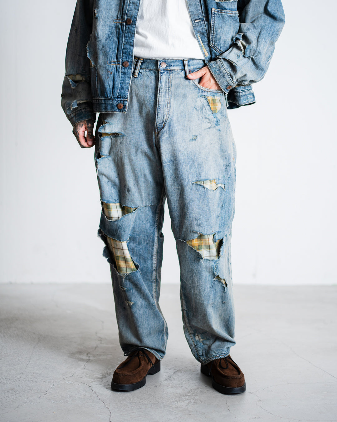 通販] ANACHRONORM(アナクロノーム) REGULAR TAPERED REMAKED 5P PANTS
