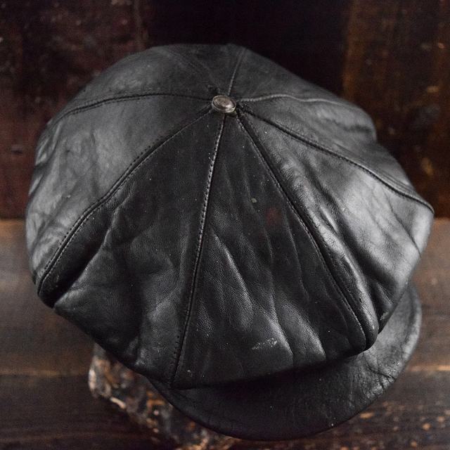 1920〜1930s CORONET レザーキャスケット1920年代 1930年代 帽子