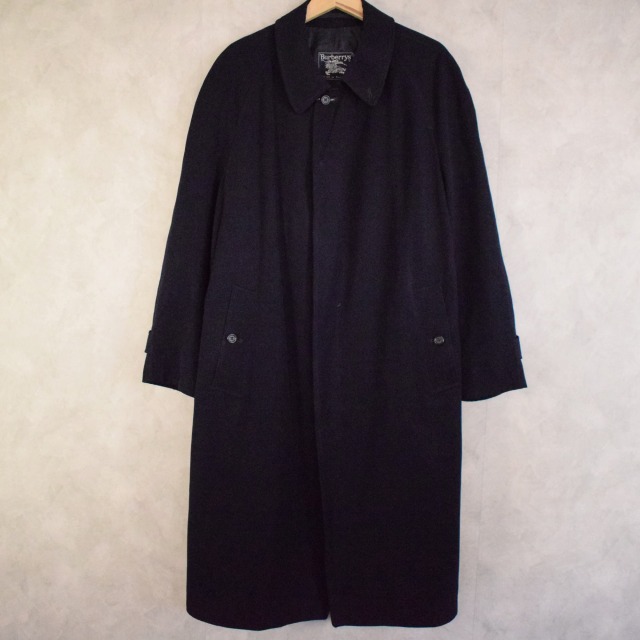 Burberrys ネイビー ウール(カシミヤ混) コート BURBERRYS'バーバリー