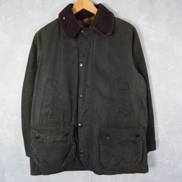 90s Barbour オイルドジャケット ファーライナー カーキ/TW439 【公式