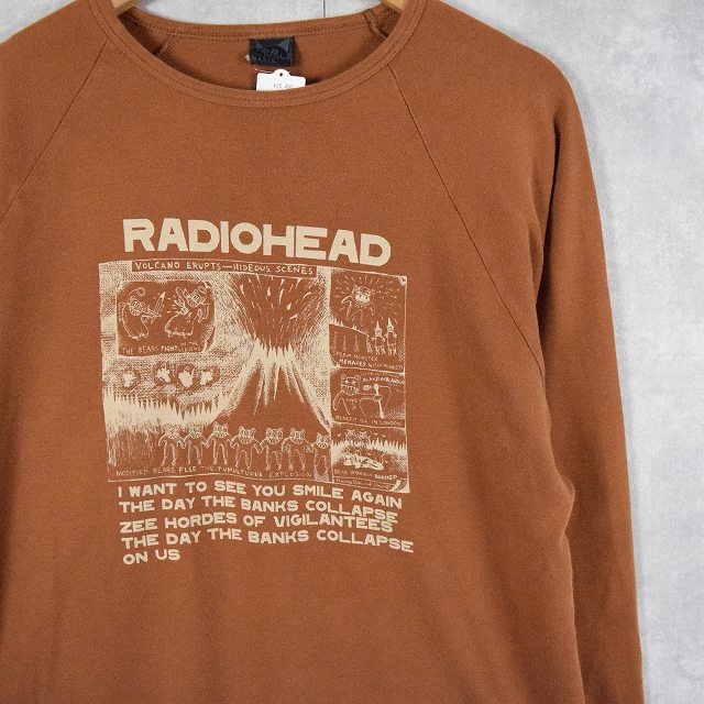 90年代 90s レディオヘッド 音楽 ミュージック バンT 長袖 Tシャツ