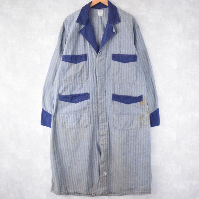 50年代 50s ヘリンボーンツイル ワーク オーバーコート │ヴィテージ