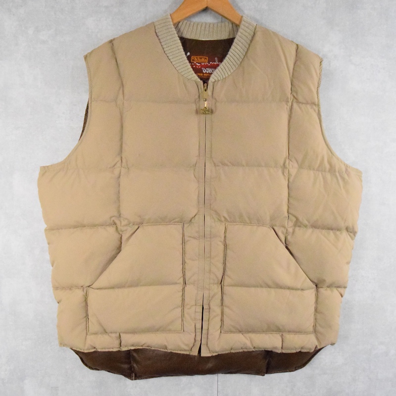 80s 80年代 ベージュ ダウン アウトドア│ヴィテージ古着屋Feeet 通販