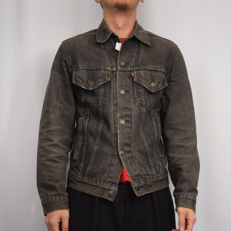 80年代 80s リーバイス Gジャン アメリカ製 黒 | ビンテージ古着屋