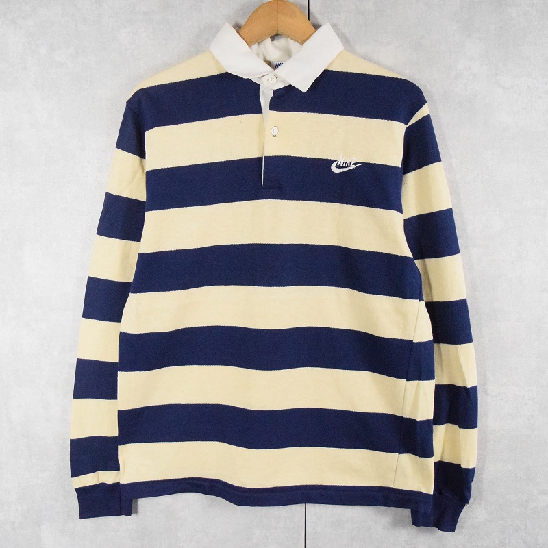 70s 70年代 ナイキ アメリカ製 ボーダー ポロシャツ │ヴィテージ古着