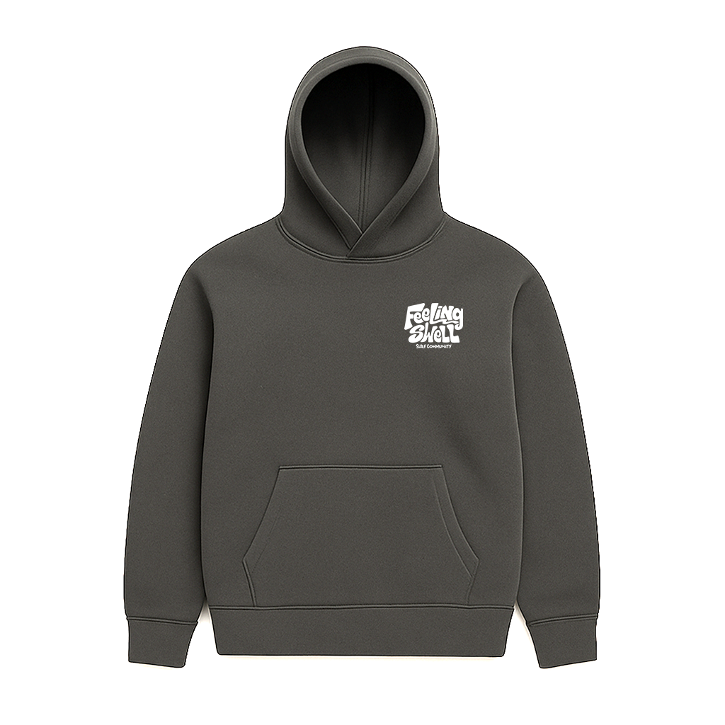 Logo Hoodie | Charcoal – Feeling Swell