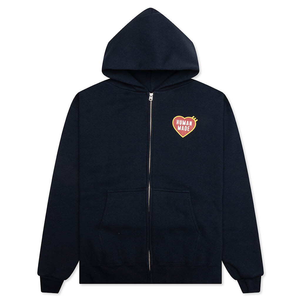 Classic Zip-Up Hoodie - Navy – Feature