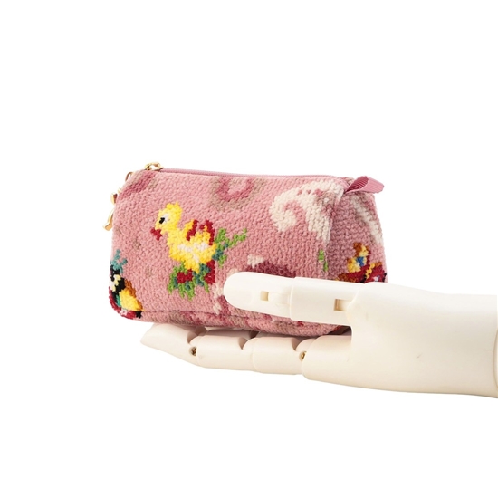 ハイジペイズリー ポーチ HPY-257021（WEB限定）(ピンク): FEILER