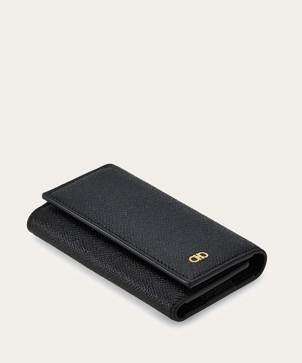 Salvatore Ferragamo イエローレザーキーケース Salvatore Ferragamo