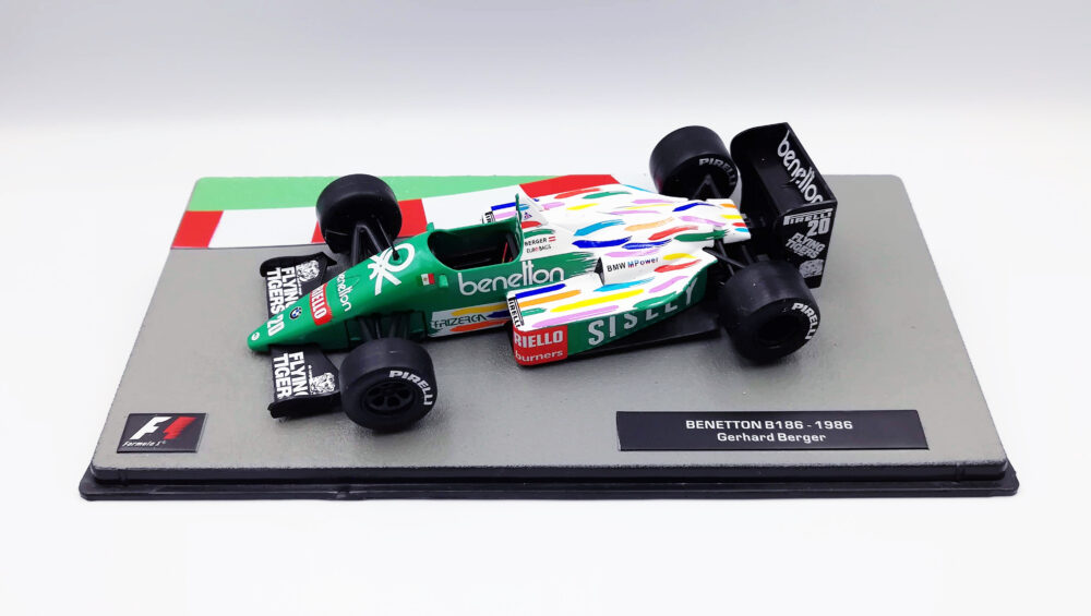 デアゴF1 第029号 ベネトンB186 G.ベルガー | F1ミニカーあれこれ