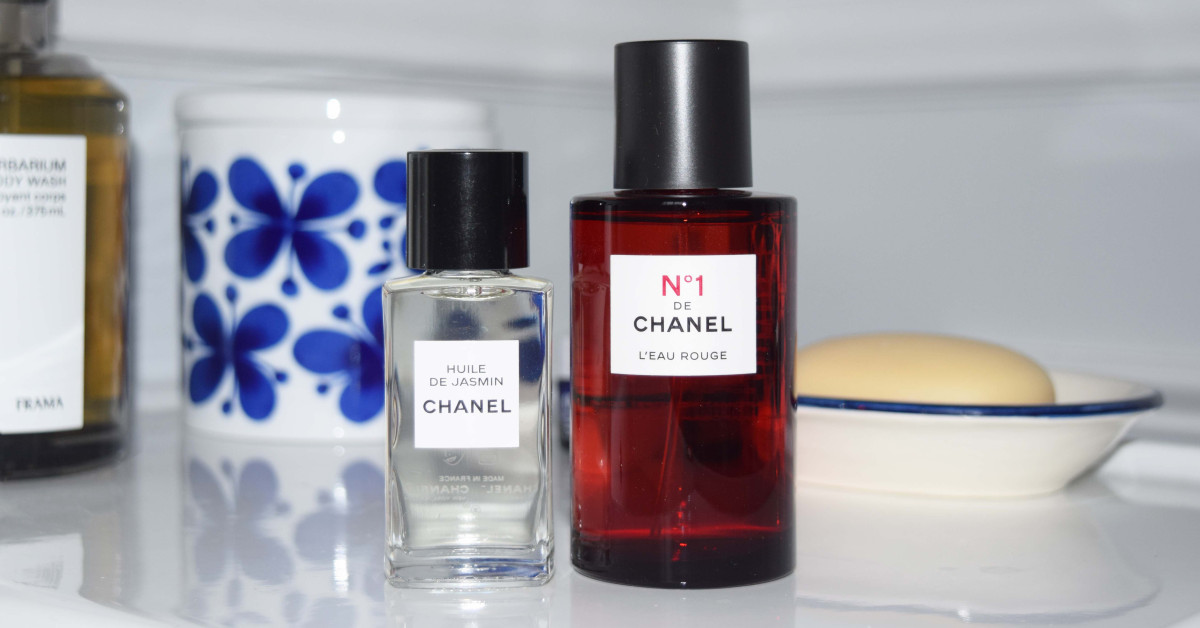 Chanel No 1 L'Eau Rouge and Huile de Jasmin: A New Scented Morning