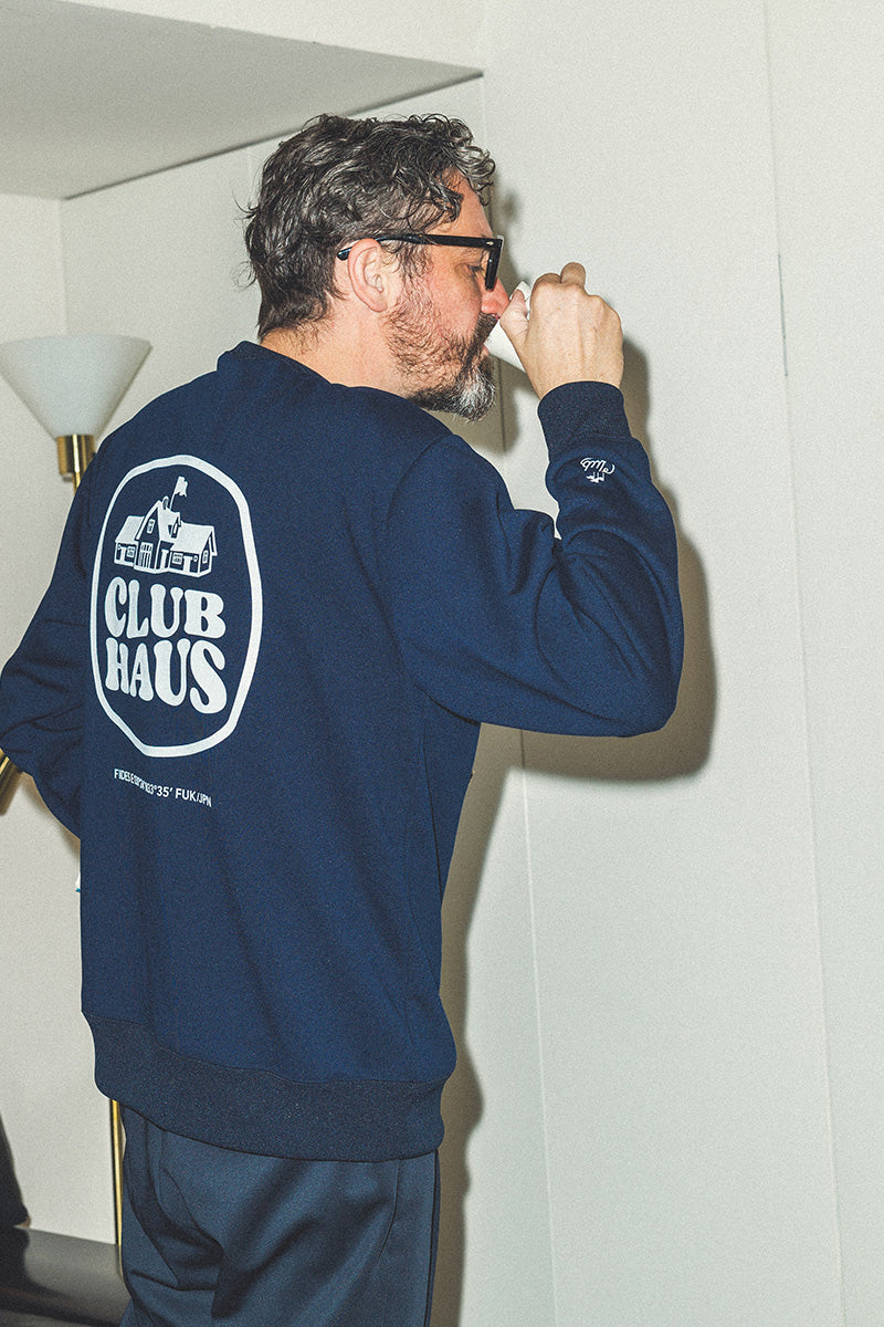 FIDES × CLUBHAUS LOGO CREW NECK