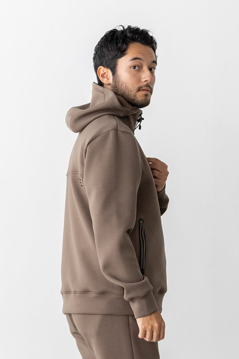 FULL ZIP SWEAT PARKA – FIDES